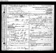 Sarah Pack Burress Death Certificate